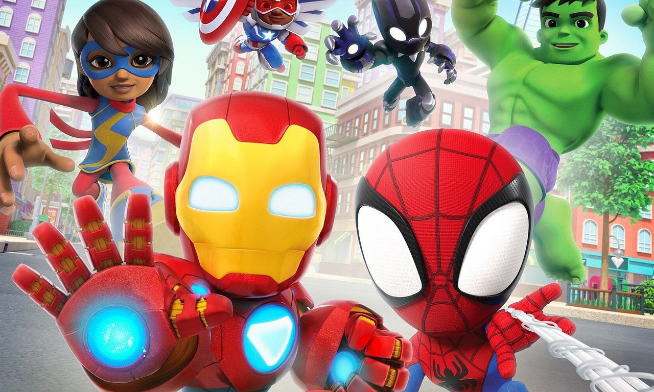 header image for Marvel's Spidey and Iron Man: Avengers Team Up!