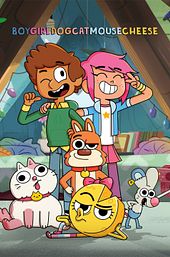 Boy Girl Dog Cat Mouse Cheese