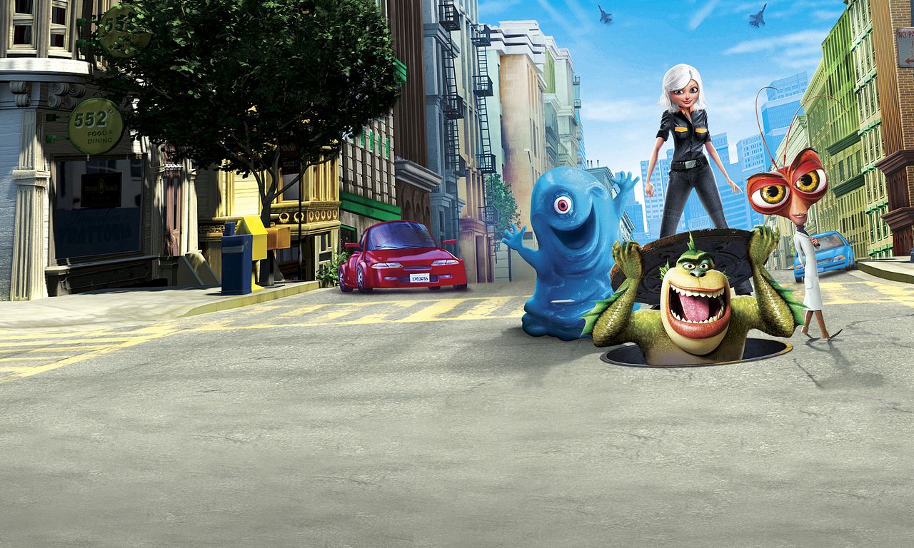 header image for Monsters vs Aliens