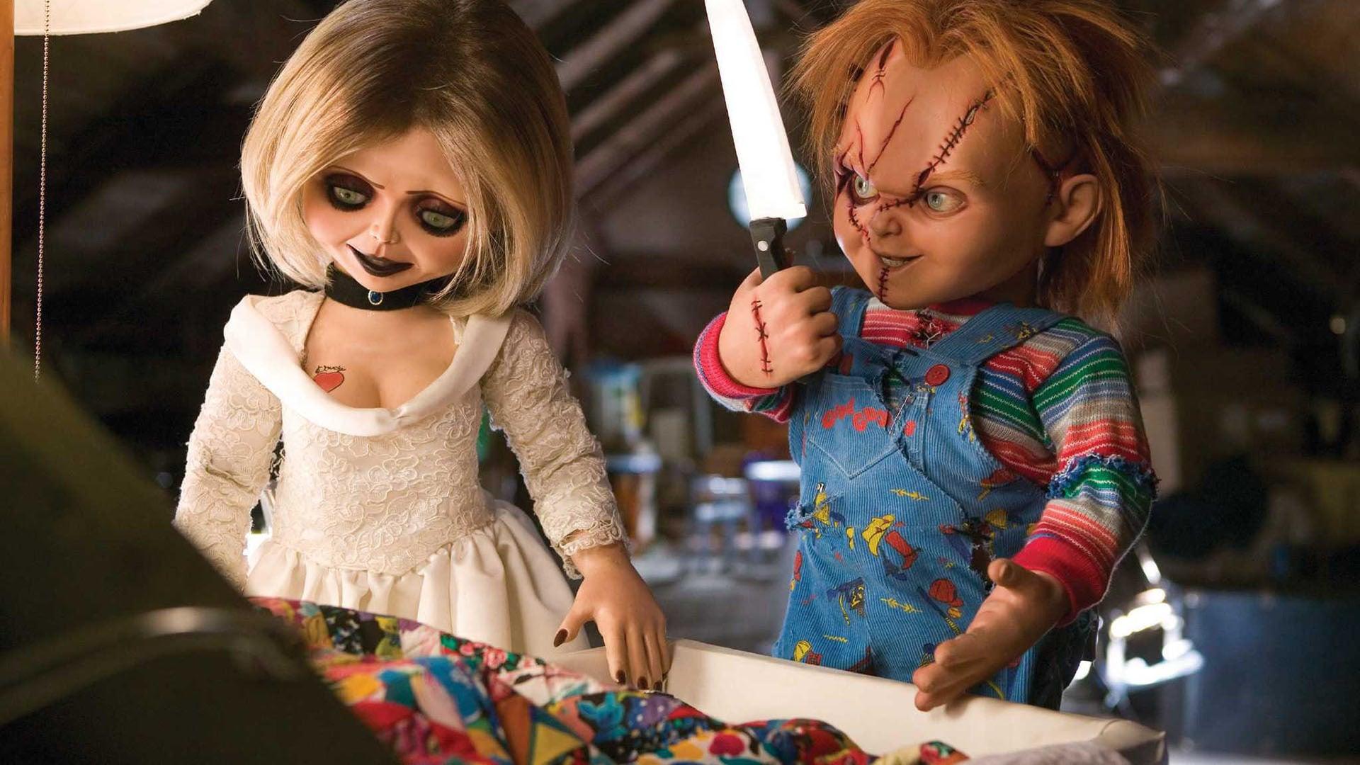 Jennifer Tilly dons Tiffany Valentine dress as Chucky SYFY nears series  premiere | SYFY WIRE