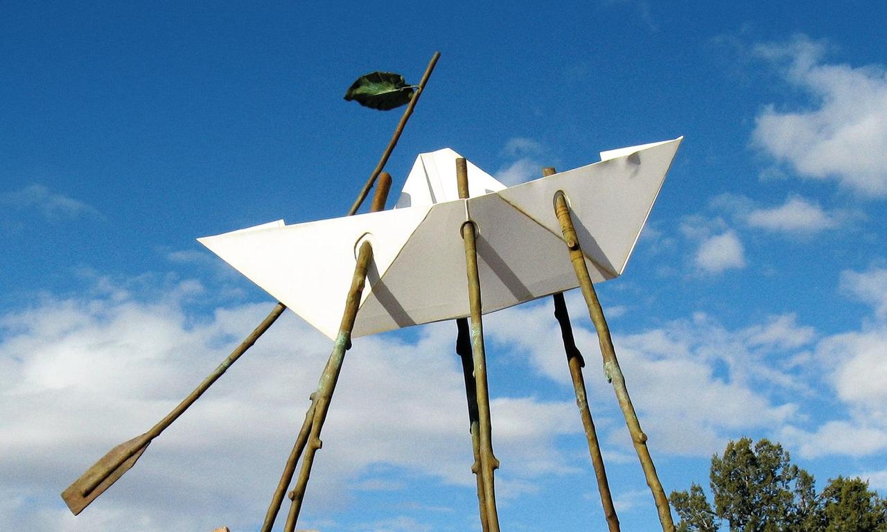 header image for Origami in the Garden