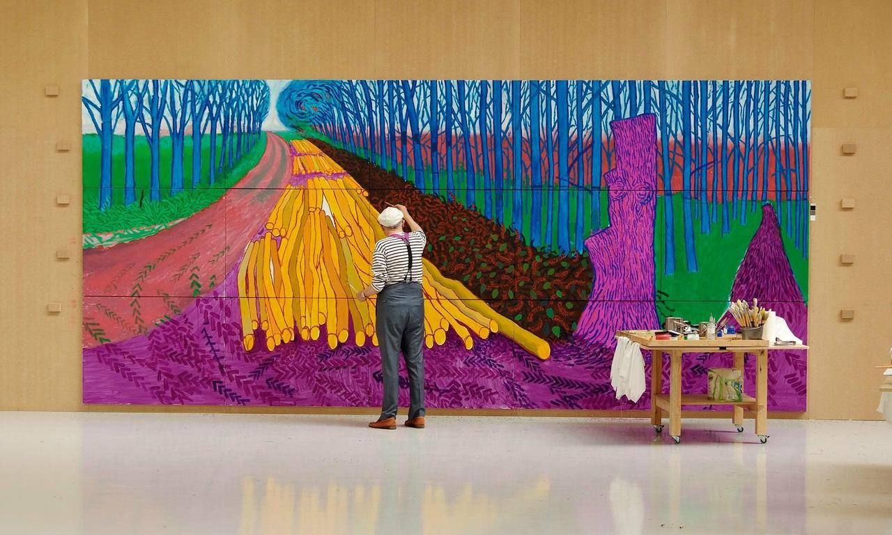 header image for David Hockney at the Royal Academy of Arts