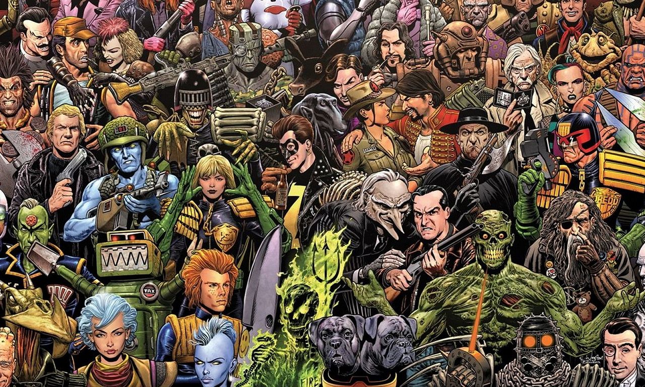 header image for Future Shock! The Story of 2000AD