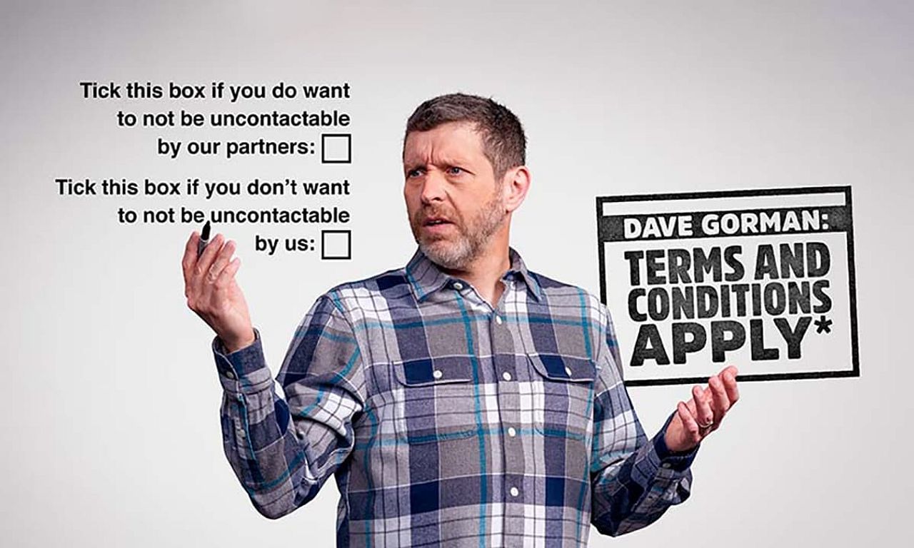 header image for Dave Gorman: Terms and Conditions Apply