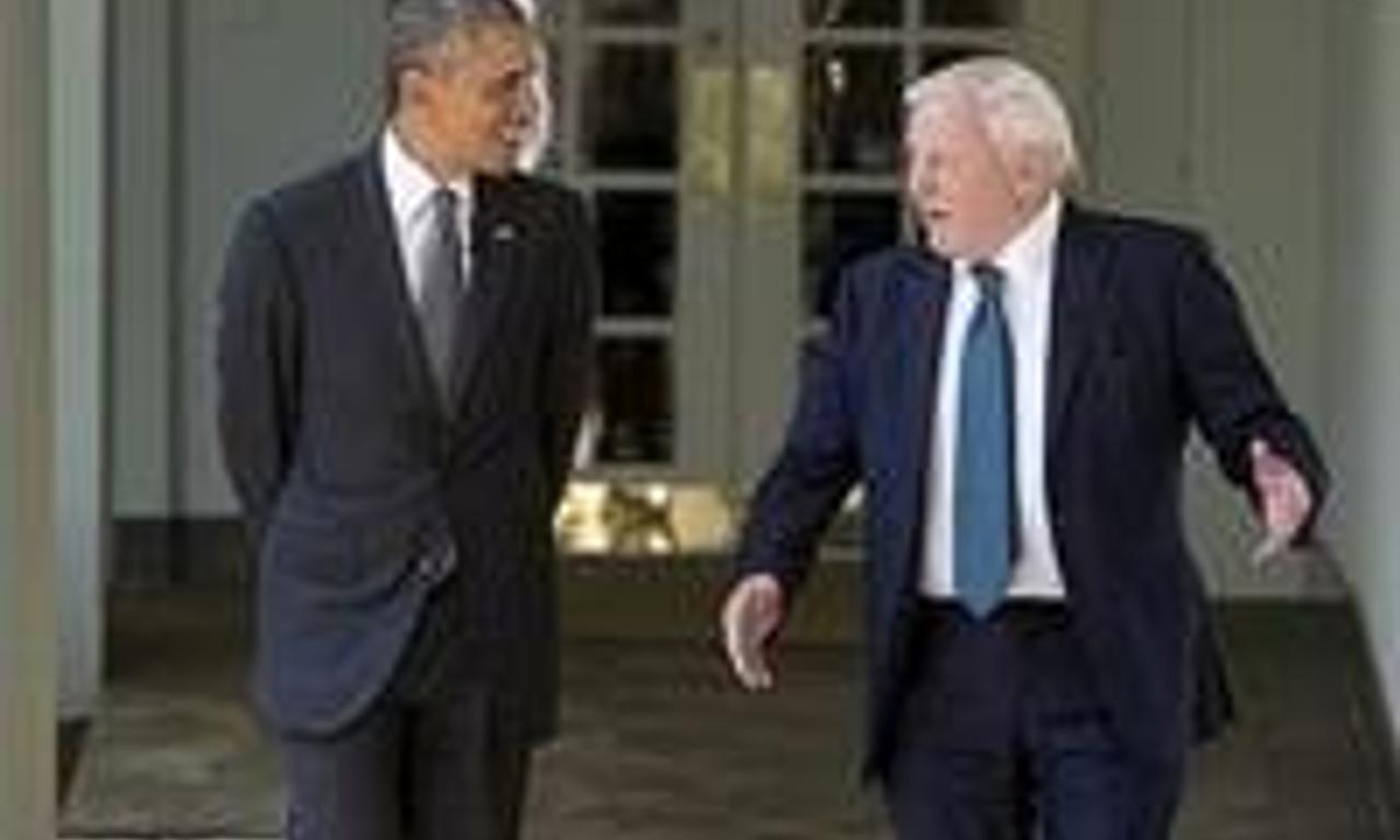 header image for David Attenborough Meets President Obama