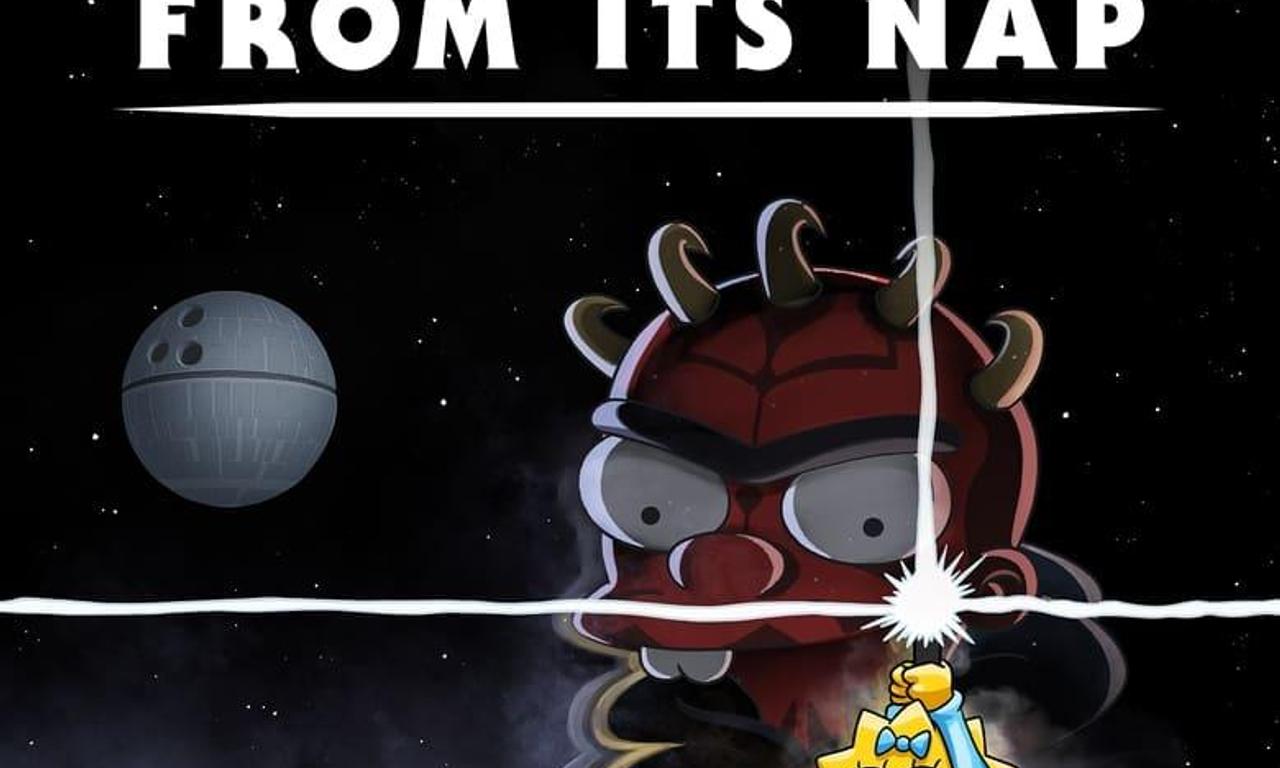 header image for Maggie Simpson in The Force Awakens from Its Nap