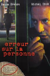 Erreur sur la personne