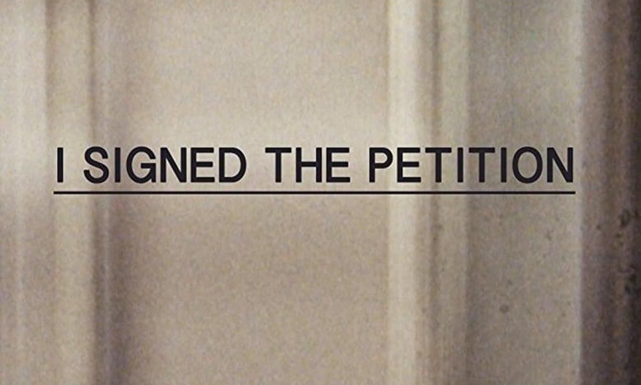 header image for I Signed the Petition