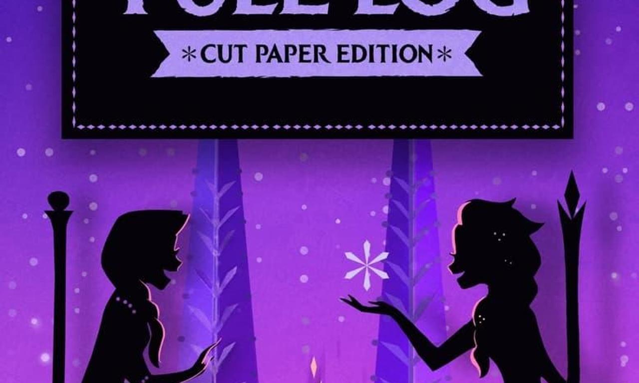 header image for Arendelle Castle Yule Log: Cut Paper Edition