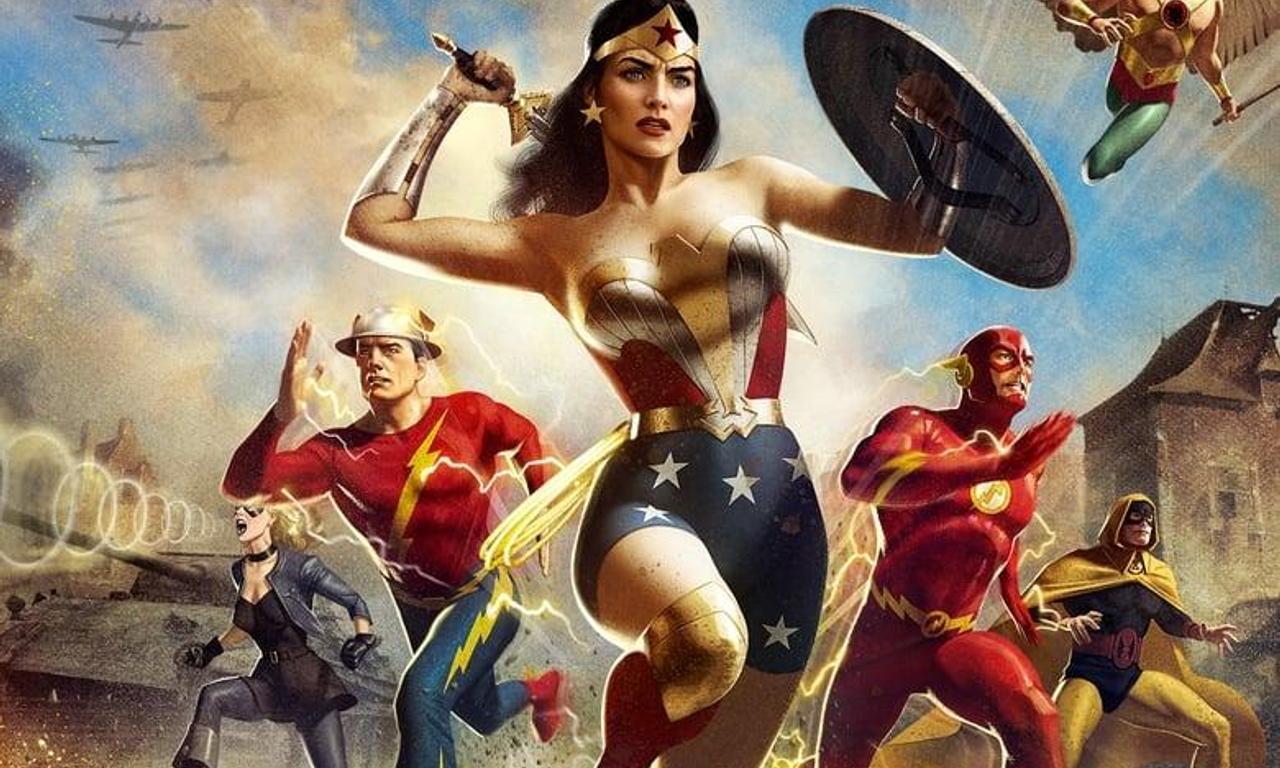 header image for Justice Society: World War II