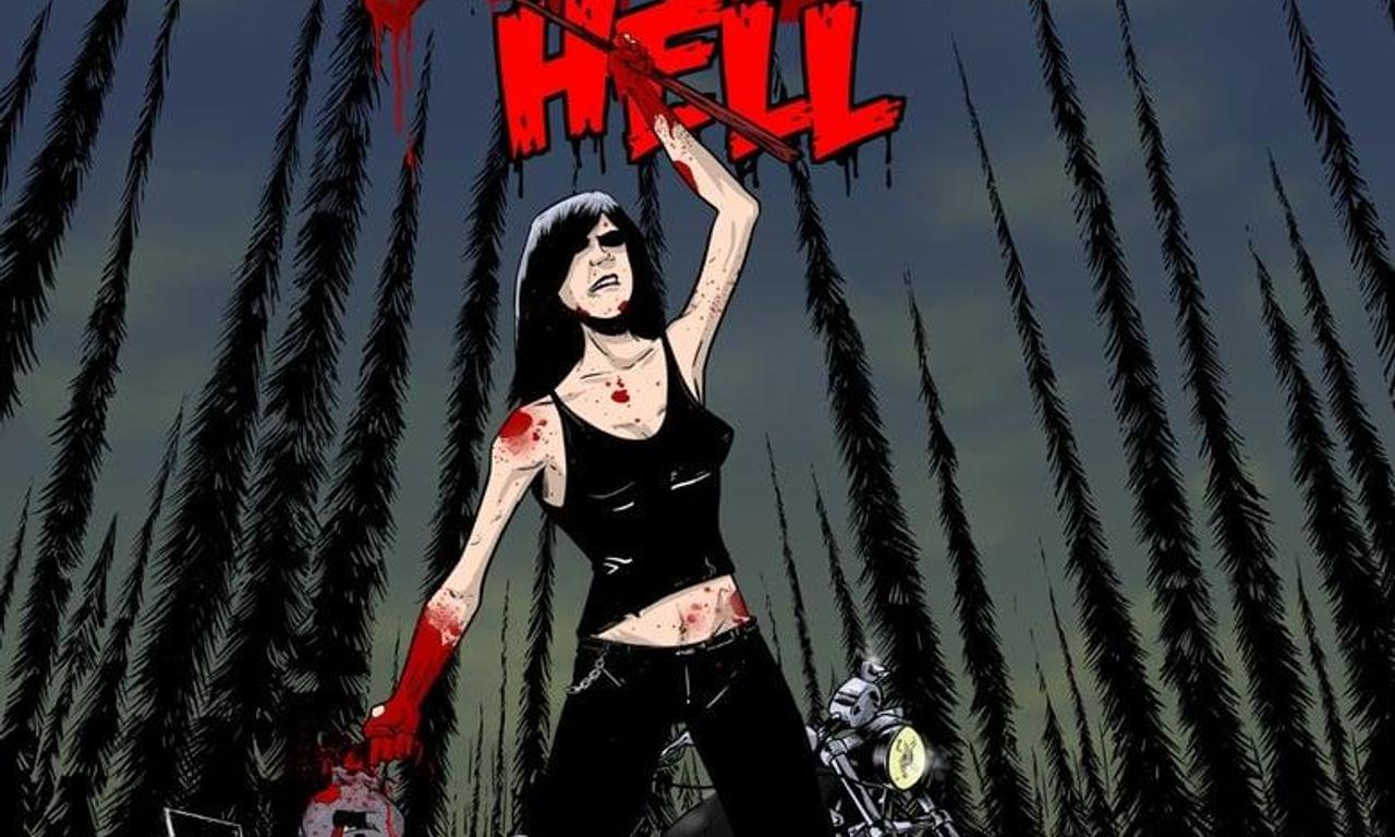 header image for The Biker Warrior Babe vs. The Zombie Babies From Hell