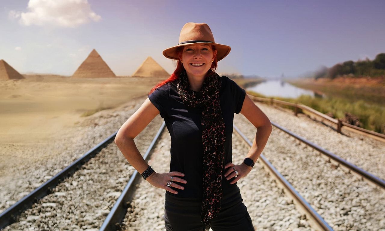 header image for Ancient Egypt by Train with Alice Roberts