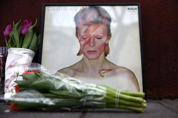 Londoners Pay Tribute to David Bowie