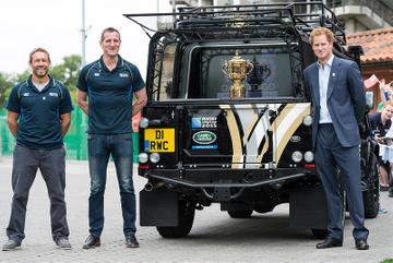 Prince Harry Launches The Rugby World Cup Trophy Tour