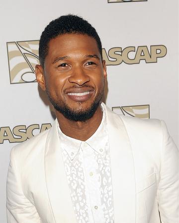 Kendrick Lamar and Usher attend Rhythm and Soul Music Awards