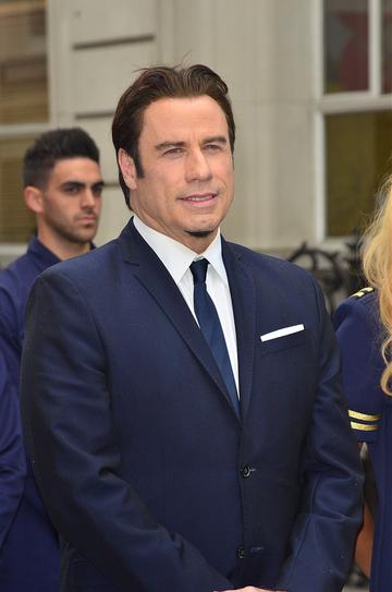 David Beckham and John Travolta at Breitling store launch