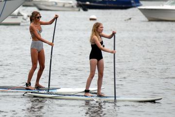 Taylor Swift and Ed Sheeran go paddleboarding