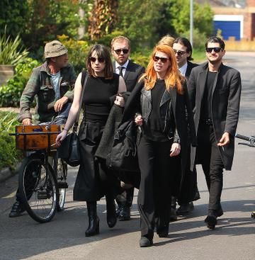 The funeral of Peaches Geldof
