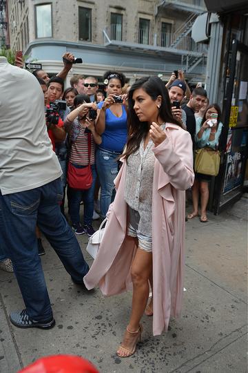 The Kardashians filming in New York