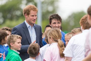 Prince Harry Launches The Rugby World Cup Trophy Tour