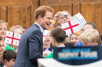 Prince Harry Launches The Rugby World Cup Trophy Tour