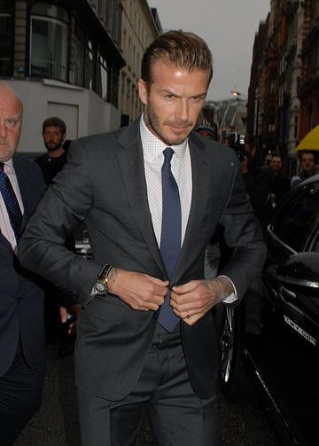 David Beckham and John Travolta at Breitling store launch