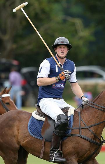 Prince George of Cambridge with Catherine, Duchess of Cambridge at the Gigaset Charity Polo Match at Beaufort Polo Club