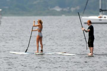 Taylor Swift and Ed Sheeran go paddleboarding