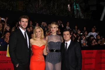 Hunger Games: Catching Fire LA Premiere with Jennifer Lawrence, Liam Hemsworth &amp; friends