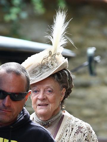 Downton Abbey cast filmshoot