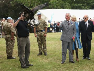 Prince Charles and Camilla at Sandringham Flower Show