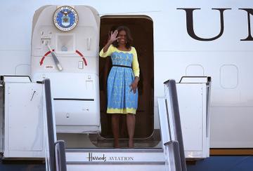 Michelle Obama in London promoting her 'Let Girls Learn' Initiative