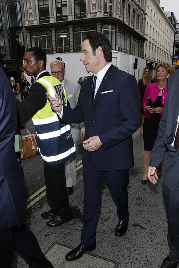 David Beckham and John Travolta at Breitling store launch