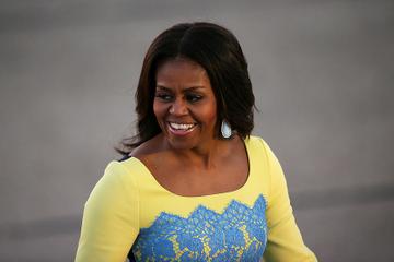 Michelle Obama in London promoting her 'Let Girls Learn' Initiative