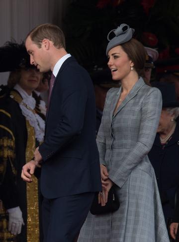 Catherine, Duchess of Cambridge and Prince William, Duke of Cambridge attend a Ceremonial Welcome for the President of Singapore