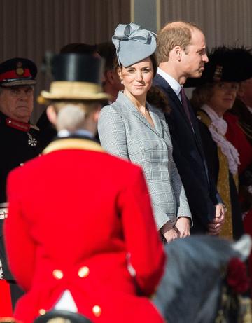 Catherine, Duchess of Cambridge and Prince William, Duke of Cambridge attend a Ceremonial Welcome for the President of Singapore