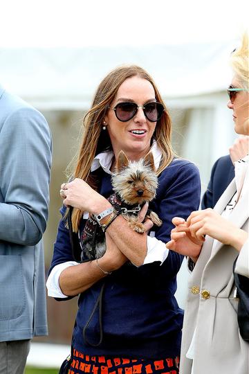 Prince George of Cambridge with Catherine, Duchess of Cambridge at the Gigaset Charity Polo Match at Beaufort Polo Club