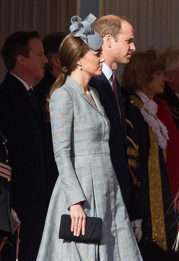 Catherine, Duchess of Cambridge and Prince William, Duke of Cambridge attend a Ceremonial Welcome for the President of Singapore