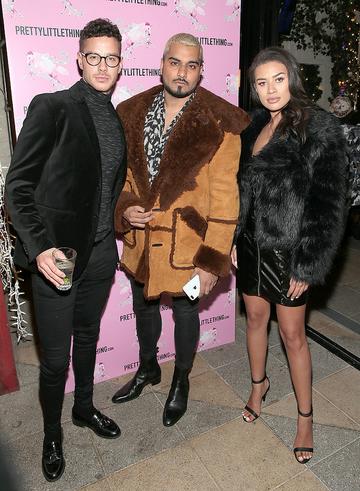 Love Island's Montana Brown and Scott Thomas at PrettyLittleThing's Party