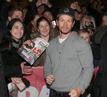 Mark Wahlberg, Mel Gibson and Will Ferrell at the Daddy's Home 2 Irish Premiere
