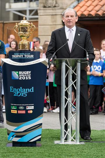 Prince Harry Launches The Rugby World Cup Trophy Tour