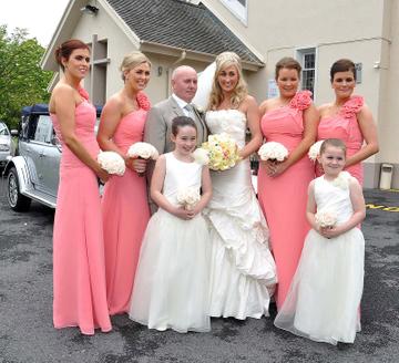 The wedding of Irish footballer Glenn Whelan to Karen Byrne