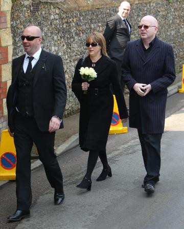 The funeral of Peaches Geldof