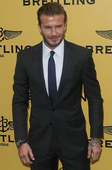 David Beckham and John Travolta at Breitling store launch