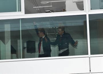 Jedward at Rehearsal for Westlife Concert