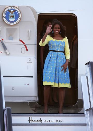 Michelle Obama in London promoting her 'Let Girls Learn' Initiative