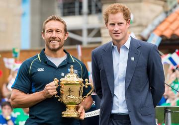 Prince Harry Launches The Rugby World Cup Trophy Tour