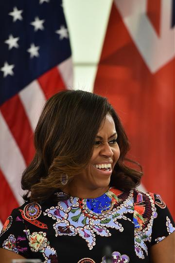 Michelle Obama in London promoting her 'Let Girls Learn' Initiative