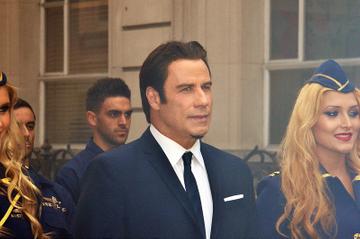 David Beckham and John Travolta at Breitling store launch