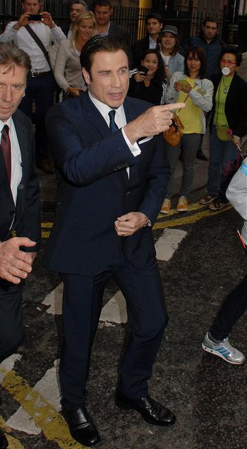 David Beckham and John Travolta at Breitling store launch